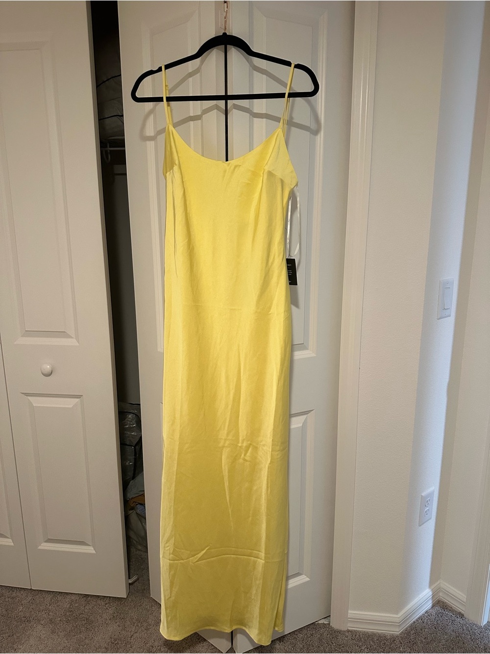 Lulu's Sunny Yellow Slip Maxi Dress